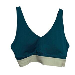 Fabletics Teal & Mint Green Adjustable Sports Bra XL